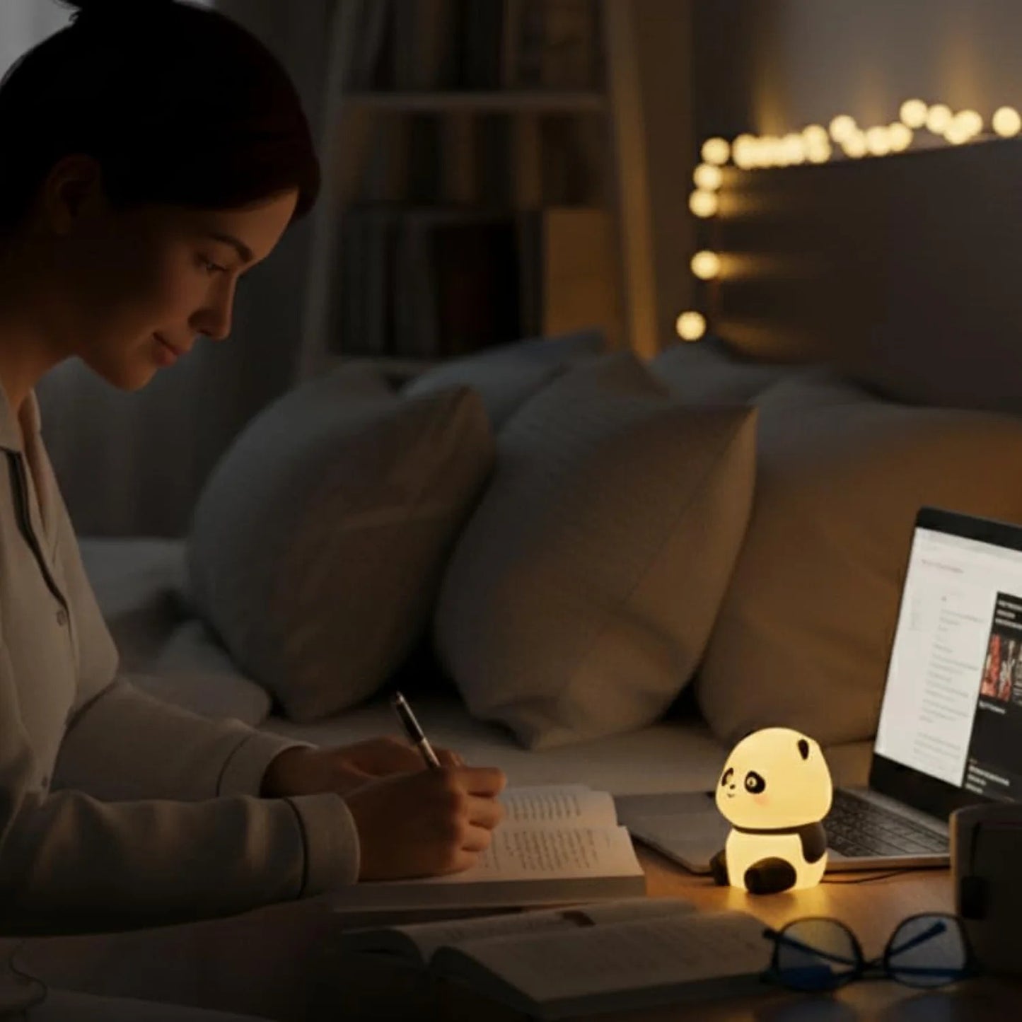 Mini Panda Night Light Lamp